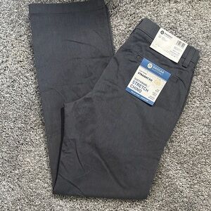 Haggar Men's Classic Fit Stretch Chino Pants - Dark Gray